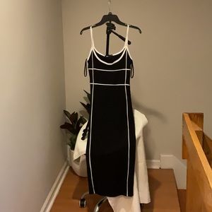 Little Black Dress Ribbed Bodycon